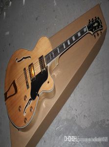 Ny ankomst G L5 L5 Jazz Guitar F Semi Hollow Natural Color Electric Guitar i stock4011304