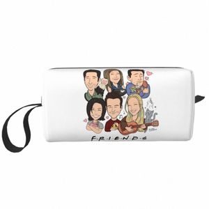 Carto Comic Friends Make-up-Tasche Frauen Reisen Kosmetik Organizer Fi TV Show Lagerung Kulturbeutel F2v4 #