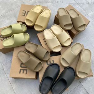 Designer tofflor män kvinna sandaler skjutreglage vermillion skum löpare sandal glider tofflor mineral blå onyx ren ockra benharts öken ararat runr glider sko 36-48