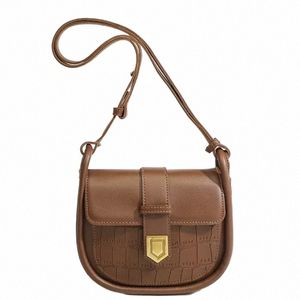 high-end French shoulder bag, women's spring new fi, niche saddle bag, versatile cross-body bag shoulder bag women u9GR#