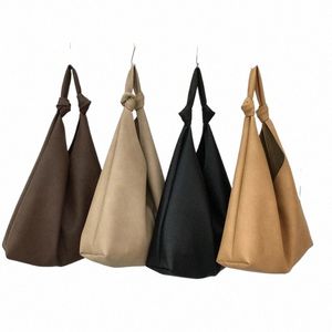 Yumuşak deri kadın omuz çantası büyük kapasiteli kadınlar alışveriş tote çanta Kore tarzı PU deri çanta kadınlar için j2lw#