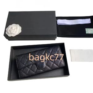 2024 Top CC Bag Luxury Designer Hand Bag Moda Bolsas Mulheres Bolsas Titulares de Cartão Carteira Quilted Bags Flap Classic Tote Cordeiro Pele Caviar Womens