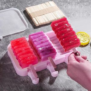 Baking Moulds Silicone Ice Cream Mold DIY Chocolate Dessert Popsicle Tray Cube Maker Homemade Tools Kitchen Gadgets Accessories