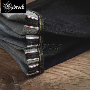 Jeans maschile mbbcar design originale jeans casual 14 once retrò pesante lavaggio blu singolo jeans selezionato jeans pantaloni a mazza conici 7240l2403
