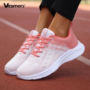 Sapatos Sapatos de caminhada feminino deslizam em tênis de tênis de espuma casual de conforto atlético leve para o trabalho de corrida ao ar livre