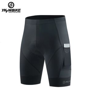 YKYWBIKE Mens Cycling Shorts Padded Pad Shockproof Road Bicycle Short Tights Pants Summer Sport Mountain Bike Riding Shorts 240325