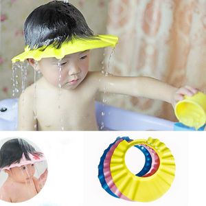 赤ちゃんの子供の子供の安全なシャンプーシャワー帽のベビーシャワー保護目の水防止スプラッシュガードヘアウォッシュシールド幼児用