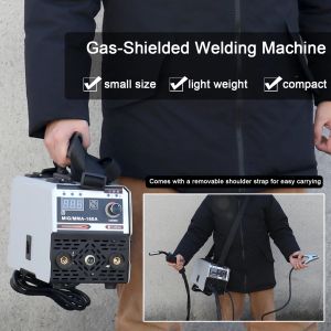 2in1 220V MIG MMA Welding Machine IGBT DC Inverter Welder Contact Welding Non-Gas ARC Welder Built-In Wire Feeding Mechanism