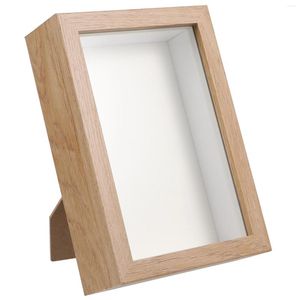 Frames Three-dimensional Specimen Frame Office Decor A3 Picture Wood Hollow Wooden Po