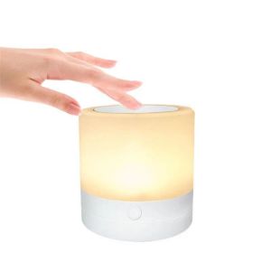 LED Touch Sensor Lamp Table Lamp Bedside Bedroom Lamp USB Raddbar Portable Dimning Night Lamp Colorful Light Room Decoratio