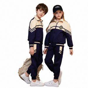 new school uniform set for school students, children's school clothes, kindergarten uniforms, spring and autumn teacher uniforms x5Pk#