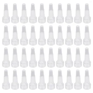 Storage Bottles 100 Pcs Liquid Dropper Essence Bottle Trumpet Head Professional Vial Cap Sample Sealing