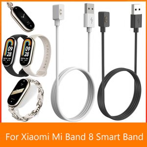 Magnetladungsladungskabel für Xiaomi Mi Band 8 Smart Watch USB -Ladekabelhalter -Stromadapter Ladegerät Basiszubehör