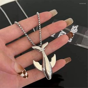 Pendant Necklaces Whale Necklace Elegant Sweater Chain Long Statement