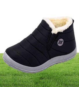 Botas masculinas leves sapatos de inverno para homens botas de neve à prova dwaterproof água calçados de inverno plus size 47 deslizamento em botas de inverno unisex tornozelo 213505759