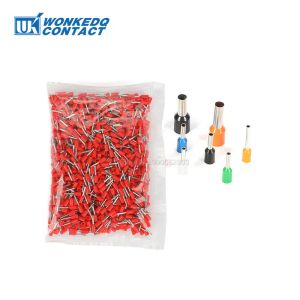 Conector de fio 1000pcs Ferrule 22-10WG 0,5-6mm2 Terminal final do cordão isolado Crimp E0510 E7510 E1010 E1510 E2510 E6010