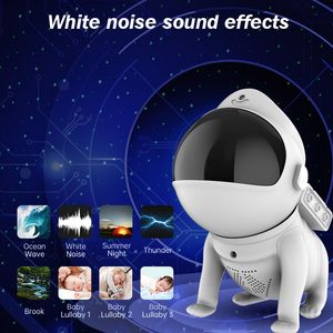 Projector de cão de astronautas Projector Starry Night Light Galaxy Star Sky Nebulosa Lâmpada Led Kids Home Room Quarto Decorativo Presente de Aniversário