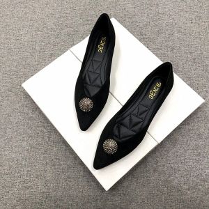 Loafers Kadınlar için Düz Ayakkabı Mokasen Üzerine Kaymak Konforlu Lady Flats İlkbahar Yaz Siyah Mavi Gri Sıradan Ayakkabı 3146 Küçük Boyut 33 34