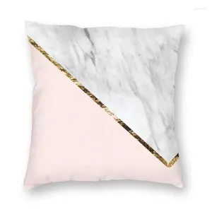 Cuscino in marmo blush Geo Cover con stampa su due lati per divano, federa alla moda per la casa
