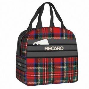 recaros Logo Lunch Bag Leakproof Cooler Thermal Insulated Lunch Box For Women Kids Work School Picnic Travel Food Tote Bags D3QK#