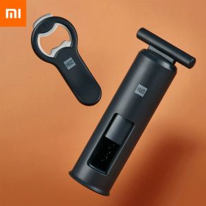 Control xiaomi Wine beer Bottle Opener Corkscrew with Foil Cutter Bar Tools Bottle Opened Magnet adsorption design Dropshipping