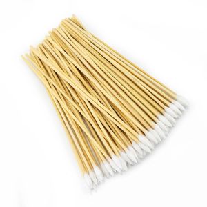 400 pieces Pointed Cotton Swabs 6 Inch Bamboo Sticks Cleaning Swabs for Guns Equipment Cleaning Maintenance 240323