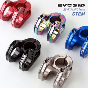 Evosid MTB STEM 318x35mm Yüksekstrement Kısa Gidon Alüminyum Alaşım Bisiklet Köprüsü Yokuş aşağı Bisiklet Yolu 240325