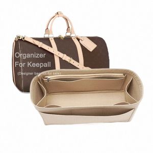 Organizator torebki Wstaw do Keepall 45 50 55 60 Torba podróżna, torba wewnętrzna, shaper woreczki z kieszenią zamkiem k8qv#