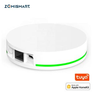 Kontroll Zemismart Zigbee Hub Arbeta med HomeKit Home App Linkage Tuya Smart Devices Home Siri HomePod Bridge Voice Control