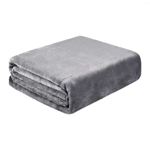 Blankets Sofa Soft Foldable Full Body Living Room Electric Blanket USB Heating Solid Office Home Washable Warm Bedroom Car With Pocket