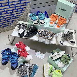 Luxury Shoes Lanvine Shoess Shoes Casual Sneakers 2023 Ny färg Langfan Brödskor Fashion Sports skateboardskor tjock botten Forrest Gump Training Lover