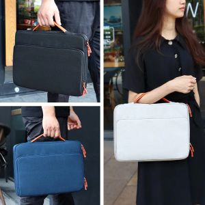 Laptop Bag for MacBook 2023 Air 15 A2941 Case M2 Pro 13 14 15.4 Shockproof and Waterproof Fabric Handbag for MacBook 13.3 Inch
