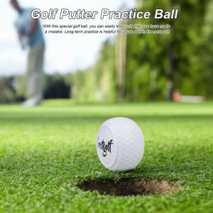 Golf Putter Practice Ball Novelty Practice Plat Flat Golf Balls Training Supplies for Practice Inomhus utomhus