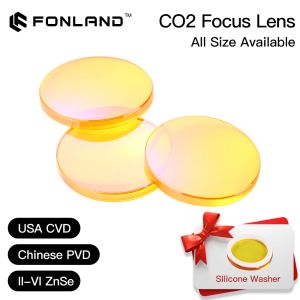 USA Focus Lens CVD ZNSE China PVD II-VI Infraröd diameter 12 15 18 19.05 20mm FL 50.8mm för CO2 Lasergraveringsmaskin