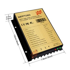 MarsRock 0-600Watt Mini Wind Turbine Generator Controller IP68 Vattentät 12V/24V Automatisk för DC och AC Windmill