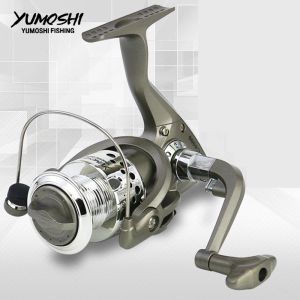 リールYumoshiホイール魚紡績釣りリール5.5：1 8bb 10007000シリーズスピニングホイールタイプSea Rock Lure Fishing Reels Pesca SC