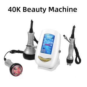 Machine 40K 3 in 1 Cavitation Ultrasonic Body Slimming Machine RF Beauty Device Facial Massager Care Tool Skin Tighten Face Lifting Skin