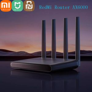 Xiaomi RedmiルーターAX6000 Wifi6 2.4G 5GクアッドコアCPU 5952MBSメッシュリピーター8チャネル信号ネットワークアンプMIホームアプリ