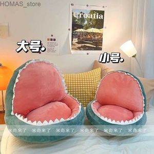 Poduszka/dekoracyjna poduszka dziecięca siedzenie Poduszka Tatami Shark Fote Futon Balkon Balcony Cushion Cartoon Pokój czytanie Y240401