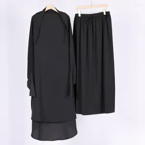 Casual Dresses Sweat-wicking Women Suit Middle East Female Traditional Clothing Eastern Women's Robe Skirt For Conservative