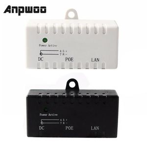 Poe Splitter Poe Wtryskiwacz RJ45 DC 5,5 mm x 2,1 mm Pasywny złącze adaptera wtryskiwacza Poe