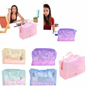 pouches for Organizati Travel Portable Toiletry Bag Women's Makeup Bag Large Capacity Bath Storage Bag Jewelry Case Traveling u2z3#