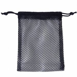 Сетка Сумка для спортивного инвентаря Легкая сумка на шнурке Прочная сумка для хранения на шнурке Чехол для лент для упражнений Эспандеры A53c #