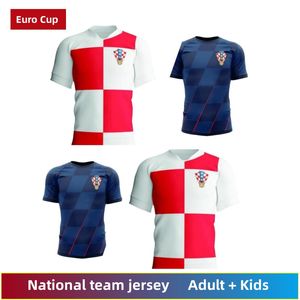 2024 2025 Croacia Modric Soccer Jersys 국가 대표팀 Mandzukic Perisic Kalinic 2024 Euro Cup Croatia Football Shirt Kovacic Rakitic Kramaric Football Kit