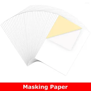 Geschenkpapier 50 Stück/Set Abdeckpapier 14,8 21 cm Stempel- und Stanzmasken für DIY-Layer-Positionierungsstempel Bild-Bastelprojekt 2024