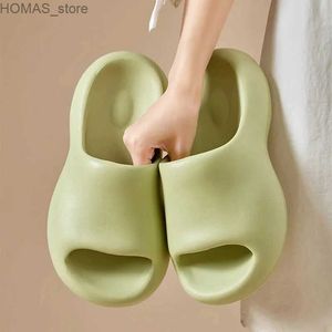 home shoes Bebealy Platform Women Slippers EVA Cloud Slippers Summers 2024 Beach Slides Fashion Women Flat Sandals Cozy Home Shower Shoes Y240401