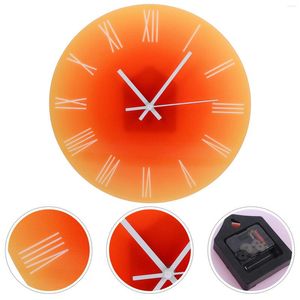 Wall Clocks Acrylic Clock Decorative For Bathroom Home Rustic Living Non Ticking Sports