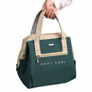 large Lunch Bag Women Waterproof Ccise Cvenient Fresh Cooler Bags Thermal Breakfast Food Box Portable Picnic Travel h0uT#