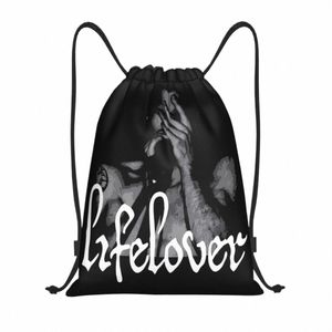 Lifelover Banda Chumbo Cordão Mochila Sports Gym Bag String Sackpack para Yoga X7Lw #