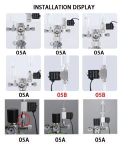 ZRDR Aquarium CO2 Elektrozawór CO2 Regulator generator systemu System System Akwar